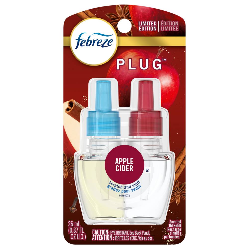 Febreze Plug Apple Cider Scented Oil Refill (0.87 fl oz)