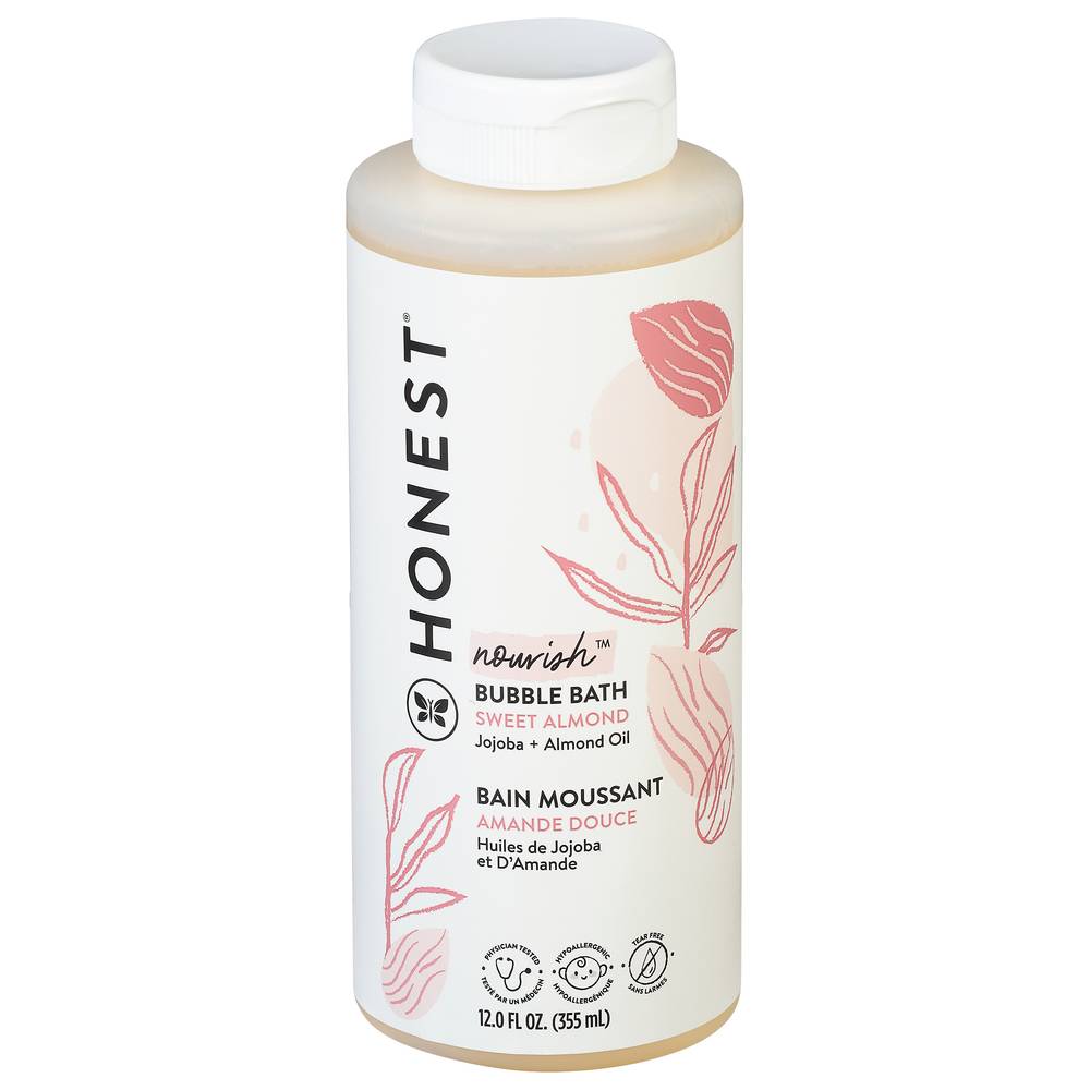 The Honest Company Sweet Almond Bubble Bath Oil (jojoba - almond)