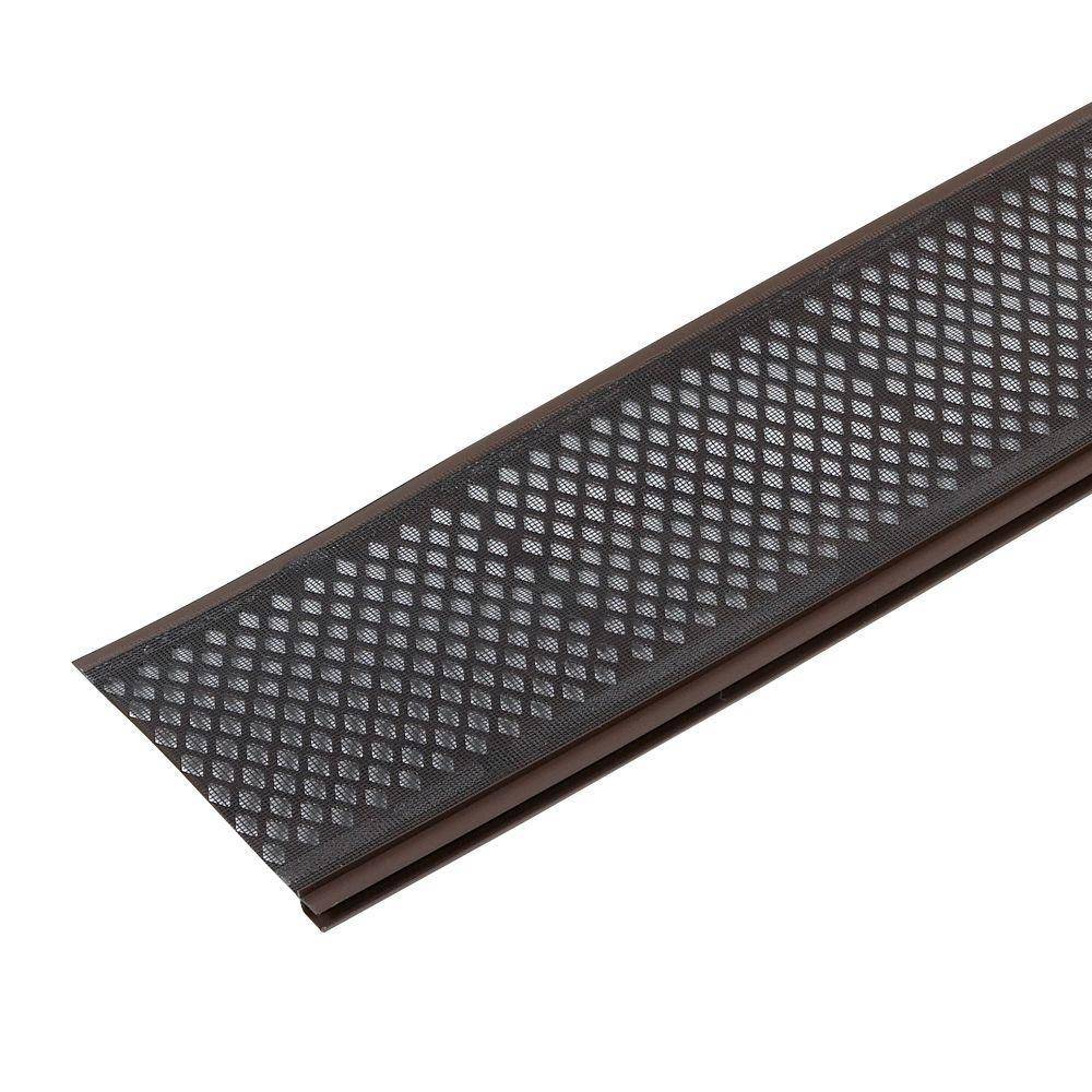 Amerimax Snap-In Gutter Filter PVC K Style (6.5-in x 3-ft) End Cap | 86379