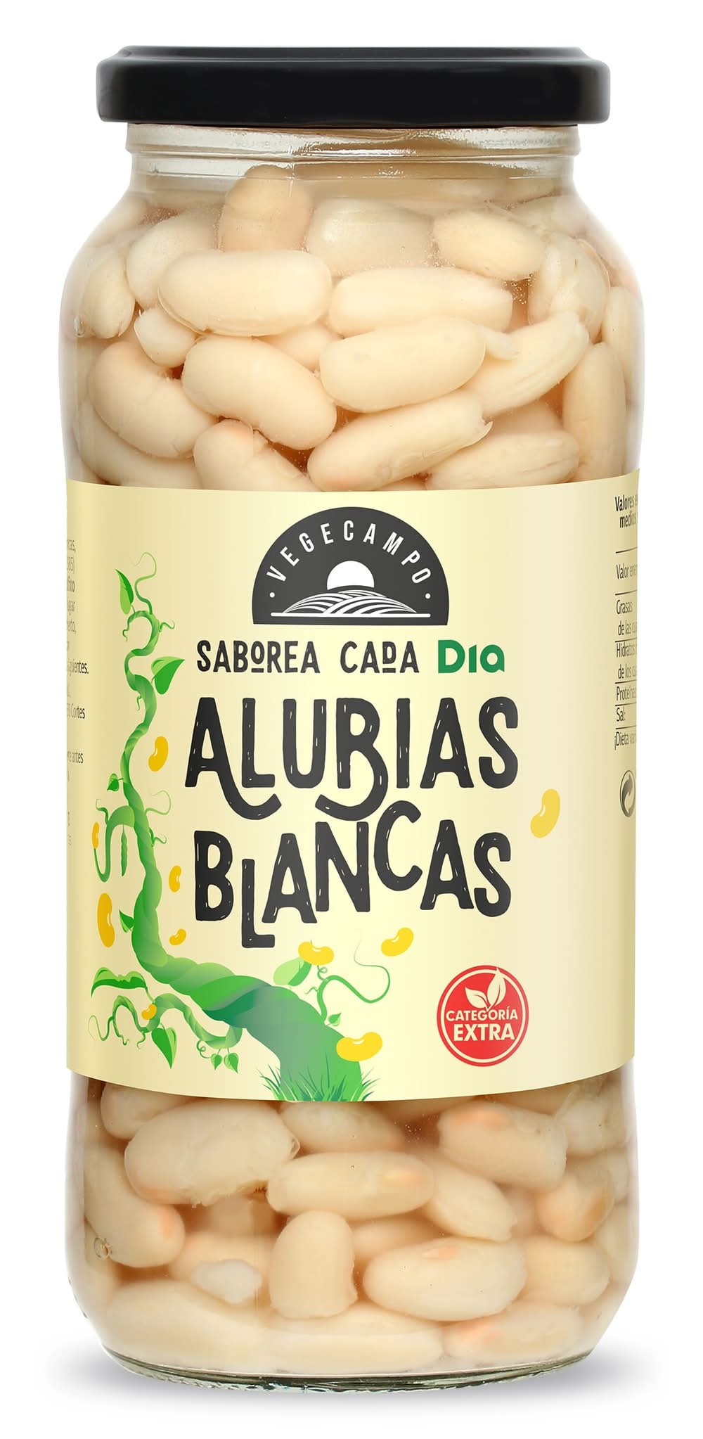Alubias Blancas Extra Vegecampo De Dia Frasco 400 G