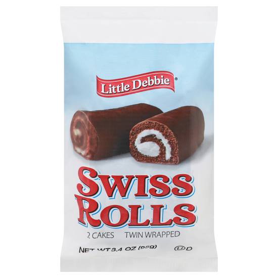 Little Debbie Twin Wrapped Swiss Rolls ( 2 ct )