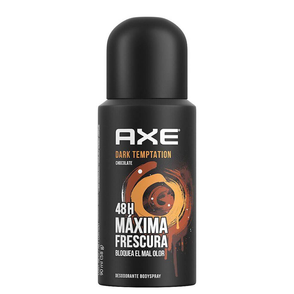 Axe desodorante en areosol dark tempetation (93 g)
