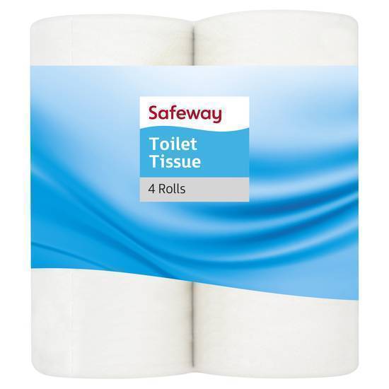 Safeway Toilet Tissue White 4pk