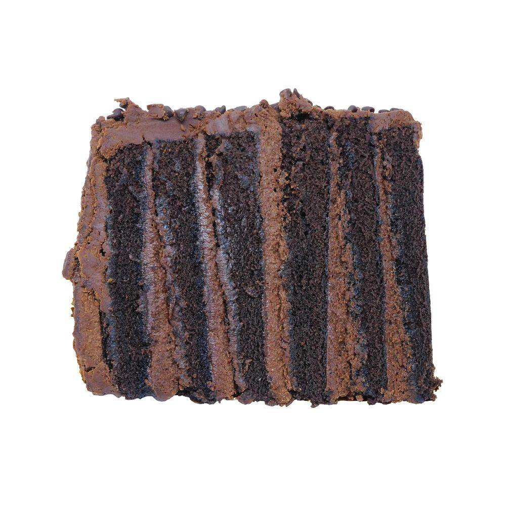 Double Chocolate Cake Slice