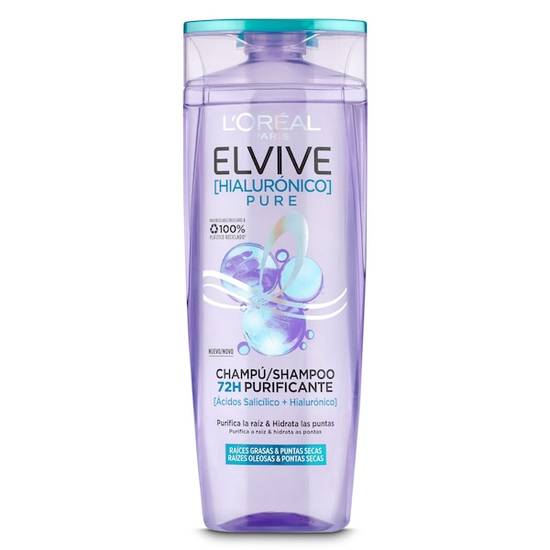Shampoo Hialurónico Pure Elvive (300 ml)