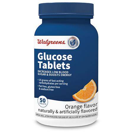 Walgreens Orange Glucose Tablets