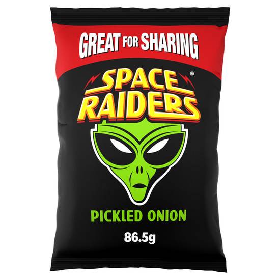 Space Raiders Pickled Onion Sharing Crisps 86.5g