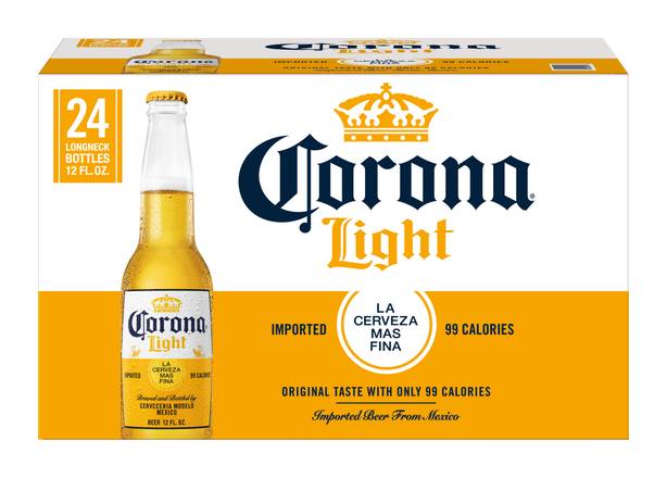 Corona Light Mexican Lager Beer (24 pack, 12 fl oz)