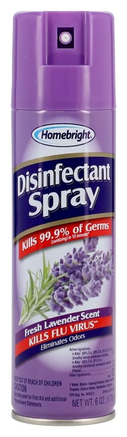 Homebright Disinfectant Spray, Fresh Lavender (7.5 oz)