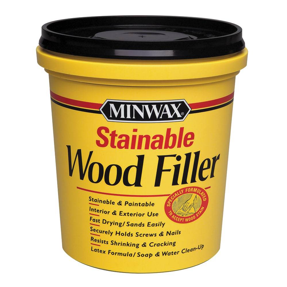 Minwax Stainable Wood Filler 16-oz Natural Wood Filler | 42853000