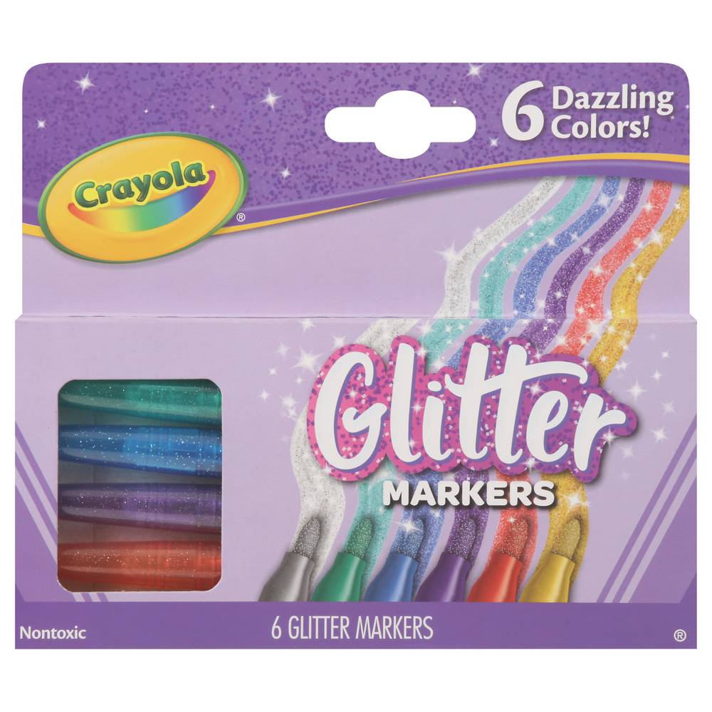 Crayola Glitter Markers (2.4 oz)