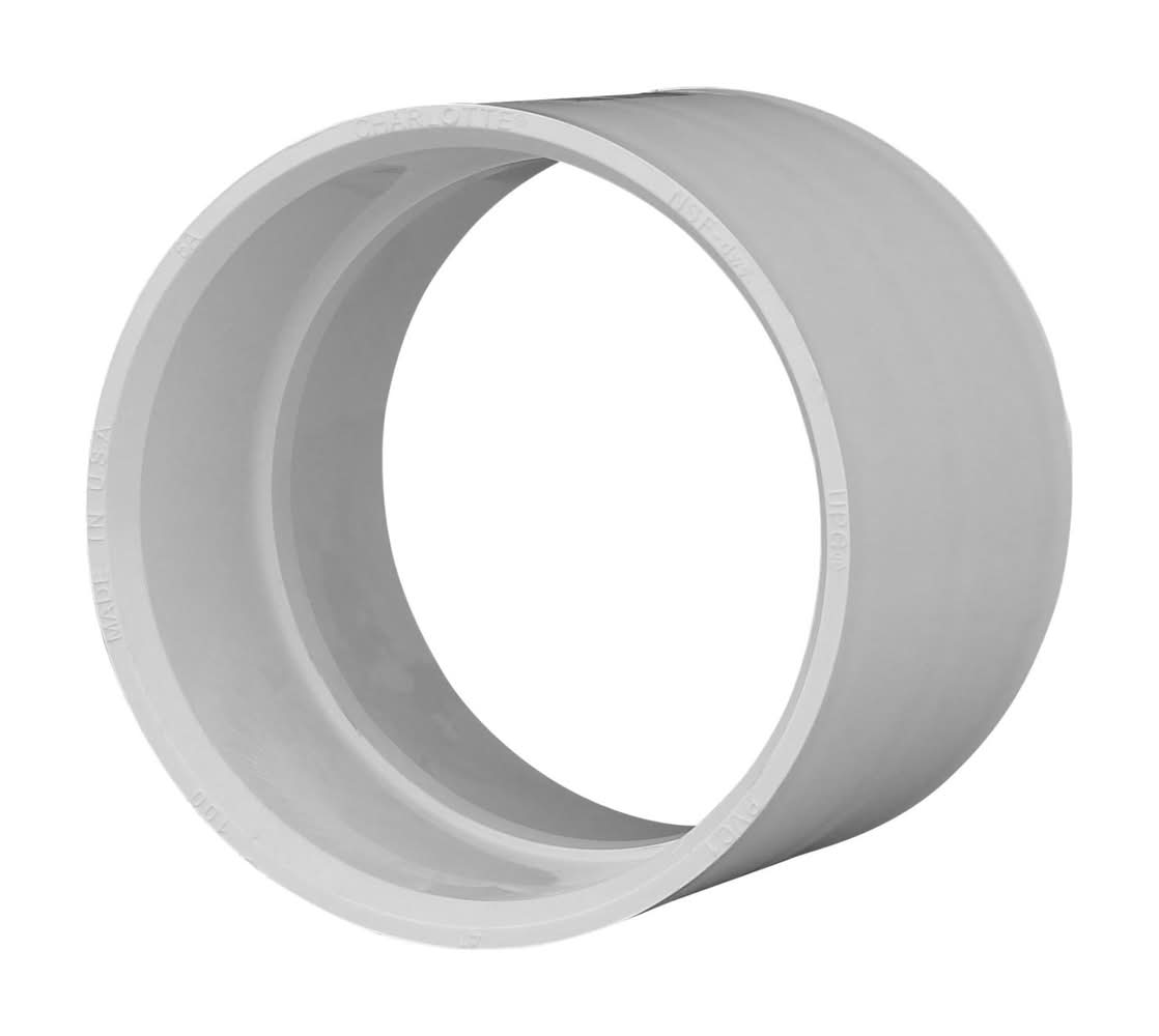 Charlotte Pipe Schedule 40 2 In. Hub X 2 In. D Hub Pvc Coupling 1 Pk