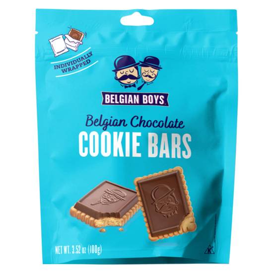 Belgian Boys Chocolate Cookie Bars 3.5oz