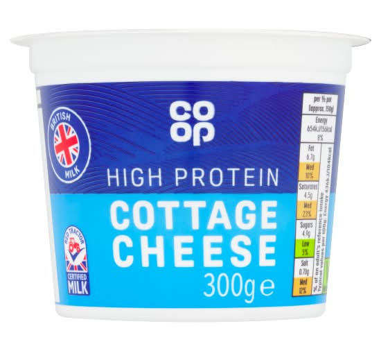 Co-op Low Fat Natural High Protein Cottage Cheese (300g)