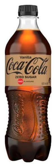 Coca Cola No Sugar Vanilla 600mL