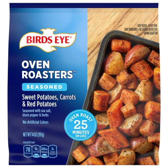 Birds Eye Oven Roasters Seasoned Sweet Potatoes Carrots and Red Potatoes