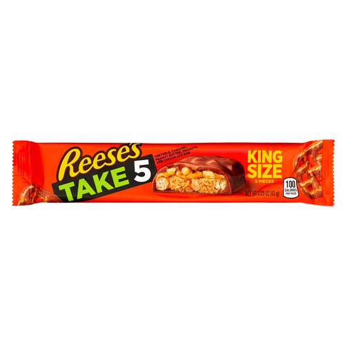 Reese's Take 5 Chocolate Peanut Butter Bar King Size 3.1oz