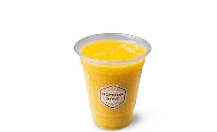 Smoothie de mango, piña y maracuyá