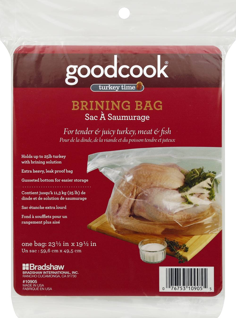 GoodCook 23.5" X 19.5" Turkey Brining Bag