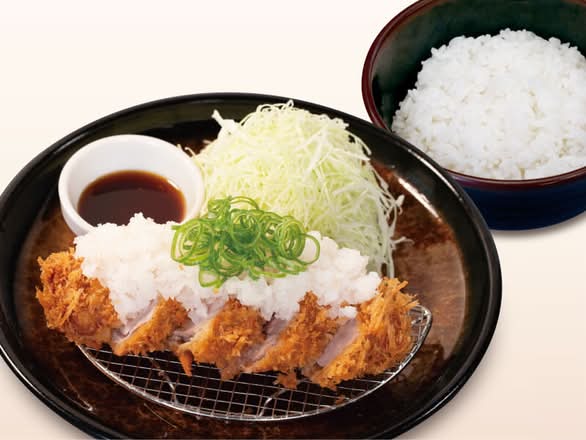 鬼おろしポン酢丸太�ヒレかつ定食