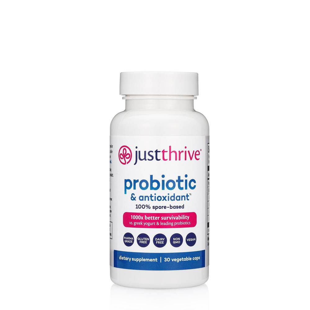 Just Thrive Probiotic & Antioxidant Dietary Supplement Capsules (30 ct)