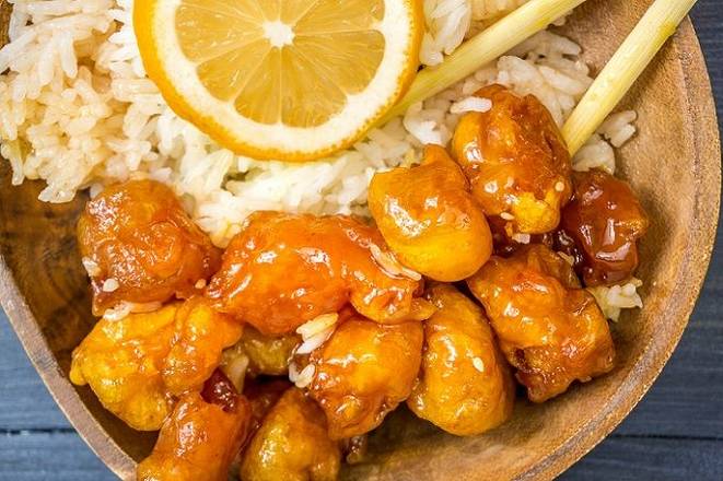 Lemon Crispy Chicken on Rice 招牌西檸雞飯