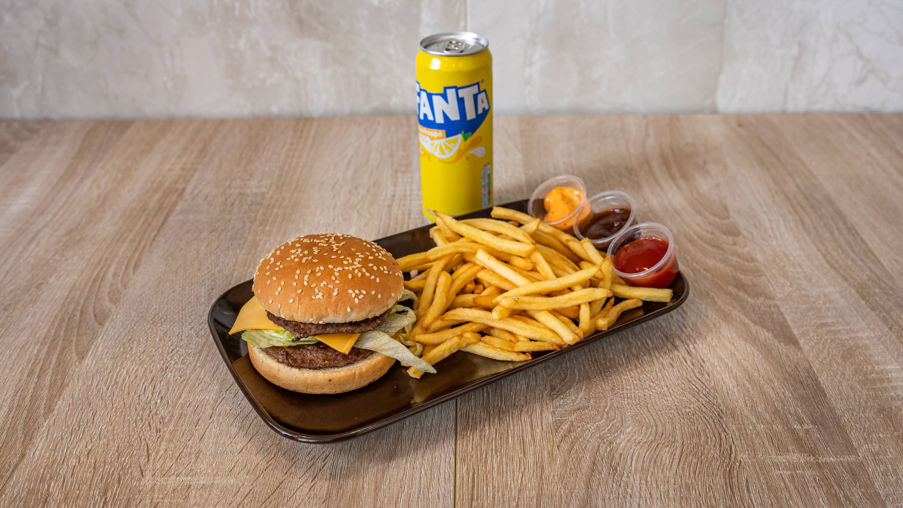 🍔 🥤 Menu Double Cheese