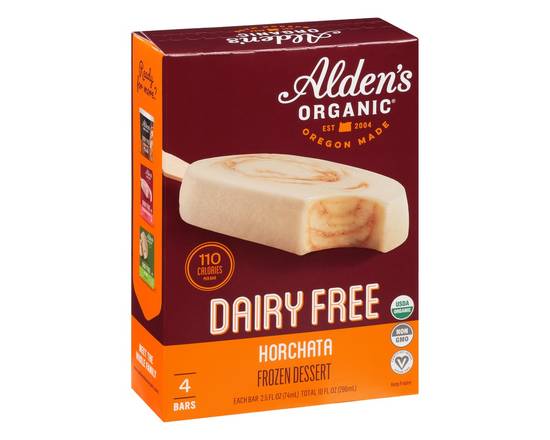 Alden's Organic · Dairy Free Horchata Frozen Dessert (4 ct)