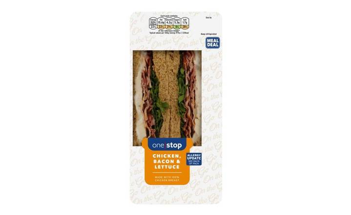 One Stop Chicken Bacon & Lettuce Sandwich (394400) 