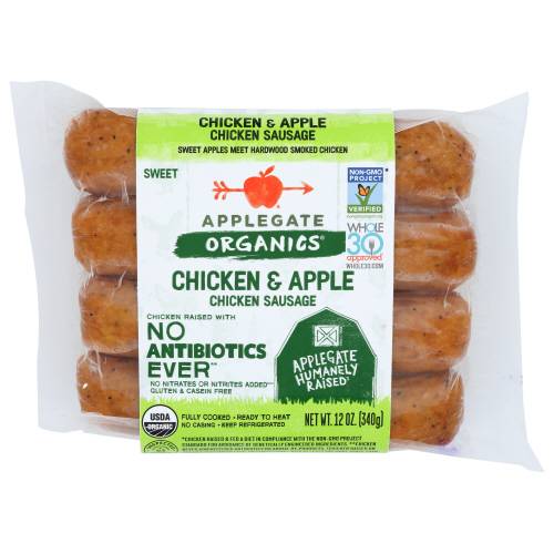Applegate Organic Chicken & Apple Sausage