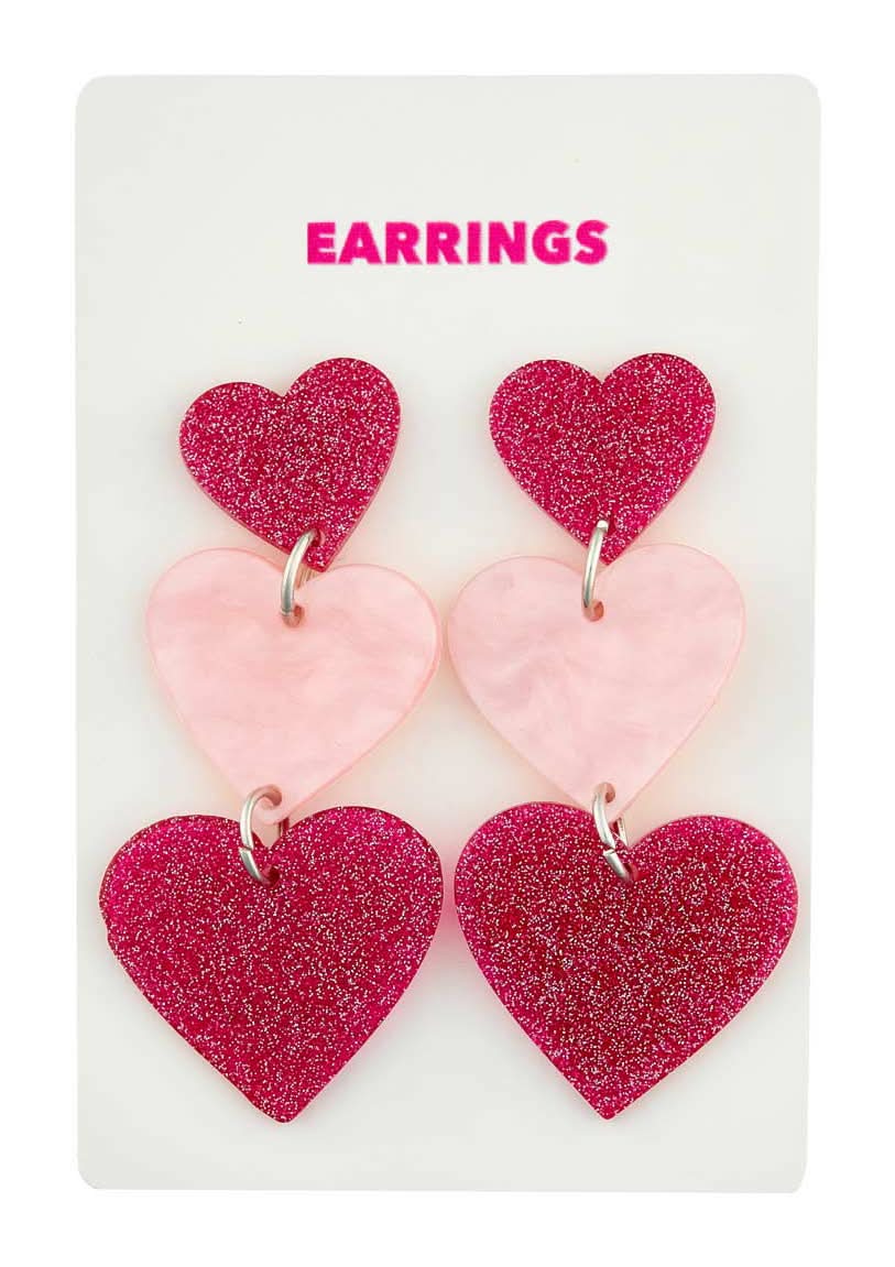 Heart-Shaped Novelty Earrings