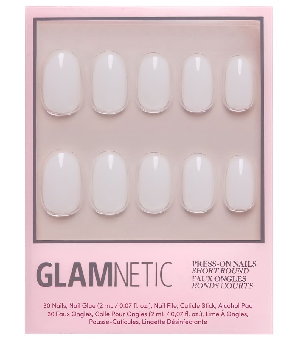 Glamnetic Press-On Nail Kit Milk Bath
