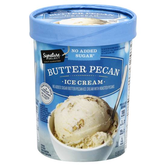 Signature Select No Sugar Added Butter Pecan Ice Cream (1.5 quart)