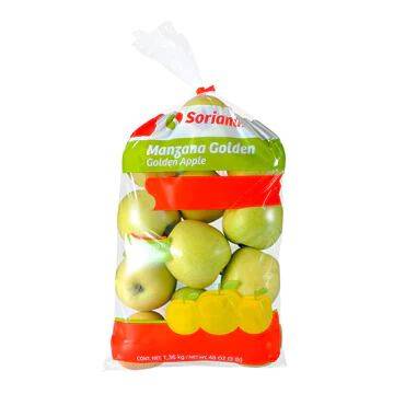 Soriana manzana golden (unidad: 1.3 kg aprox)