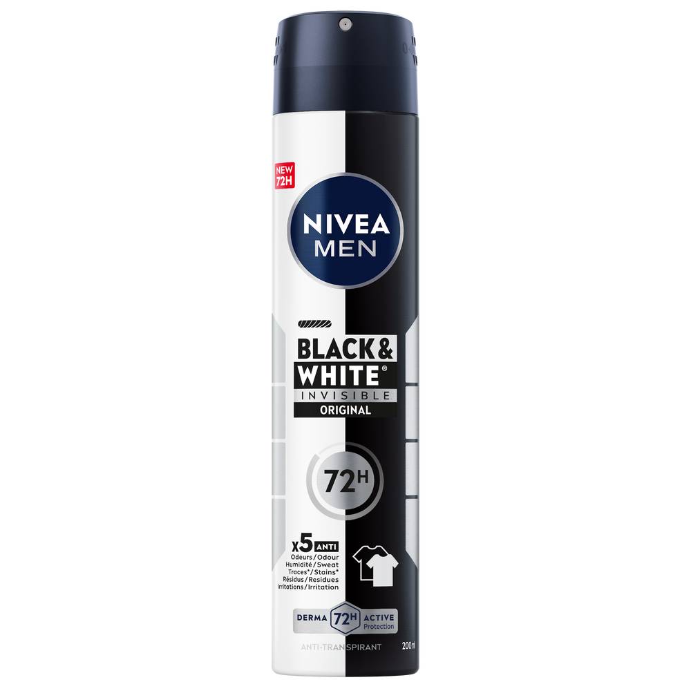 Nivea - Déodorant spray homme anti-transpirant (200ml)