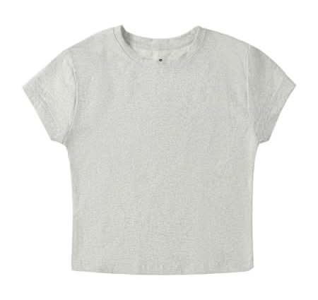 Juniors Cotton Tee Medium Light Gray