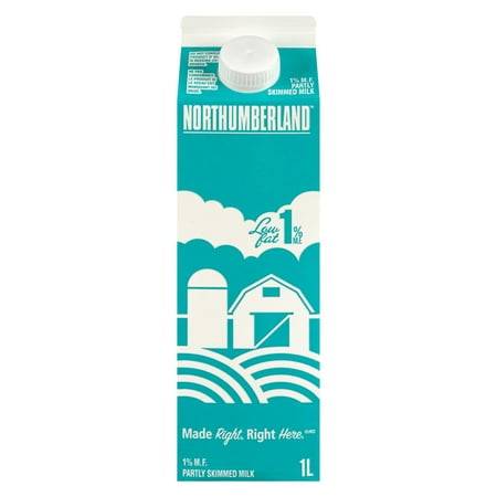 Northumberland Partly Skimmed 1% Milk (1 L)