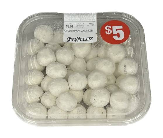 Powdered Sugar Donut Holes