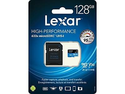 Lexar High Performance 633x 128gb Microsdxc Memory Card
