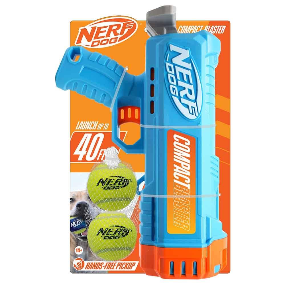 Nerf Dog Compact Blaster With 2 Tennis Balls