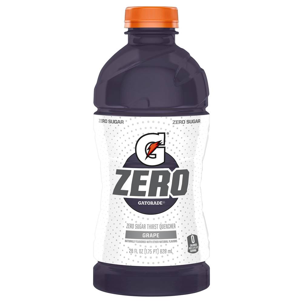 Gatorade Zero Sugar Thirst Quencher Sports Drink (28 fl oz) (grape)