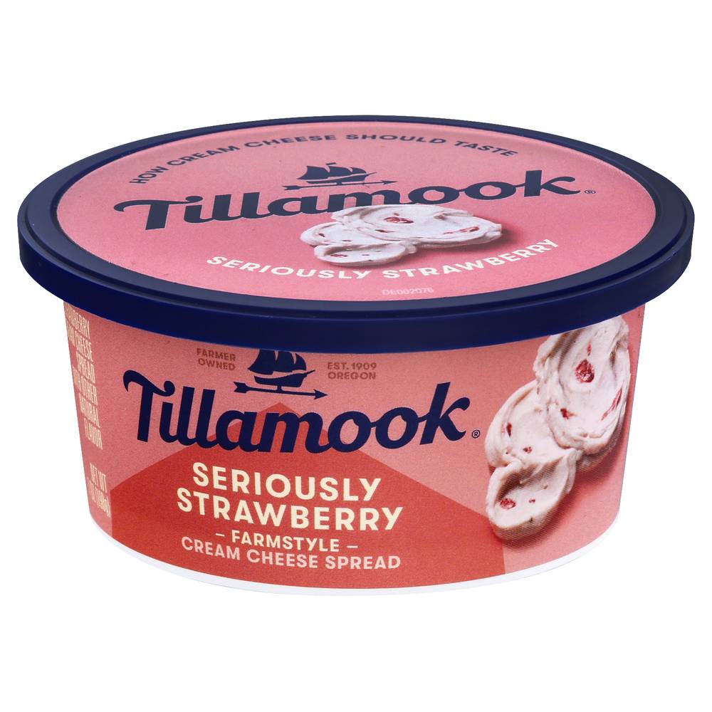 Tillamook Farmstyle Seriously Strawberry Cream Cheese Spread (7 oz)