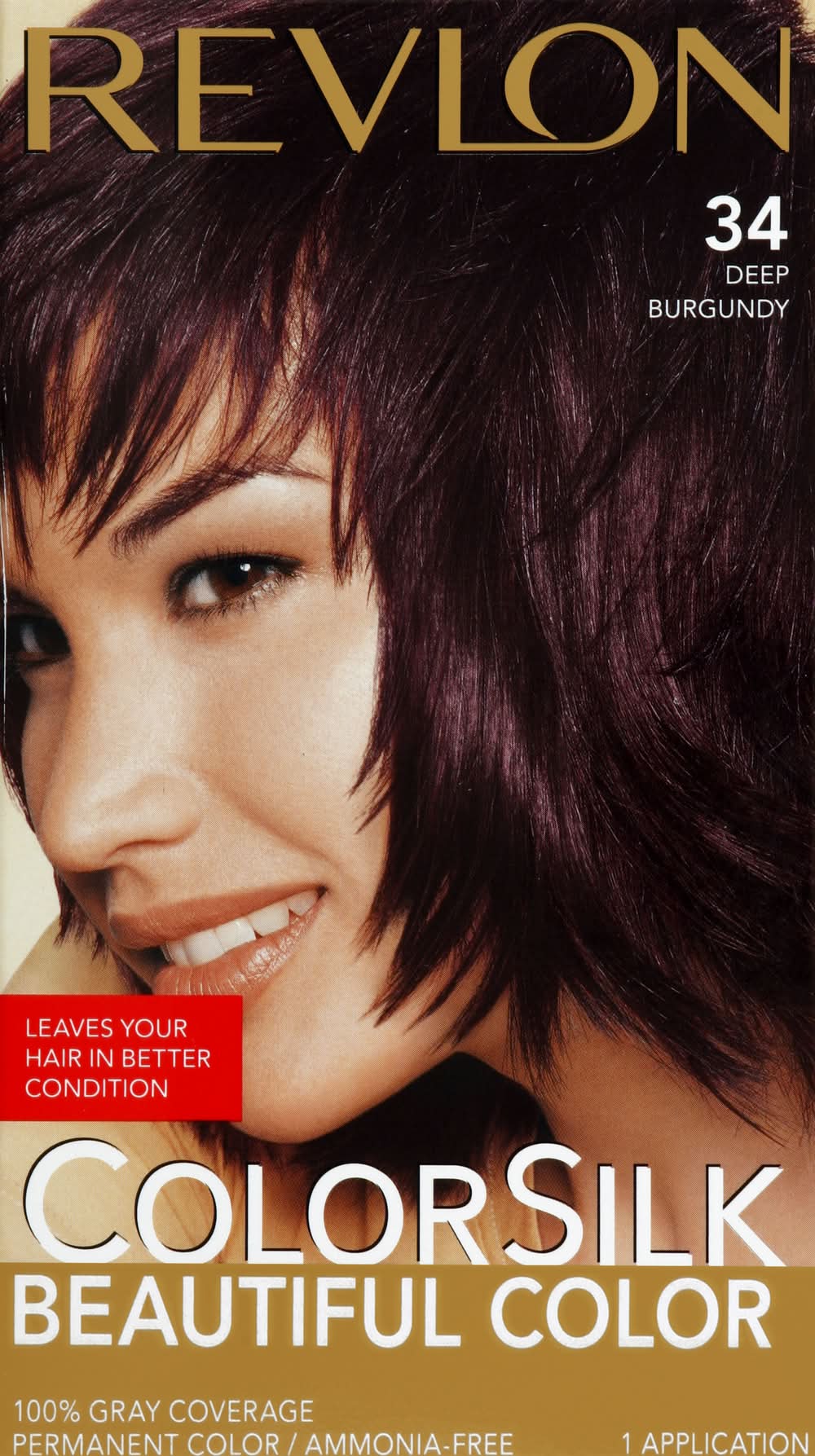 Revlon Colorsilk Deep Burgundy 34 Permanent Color (8 oz)