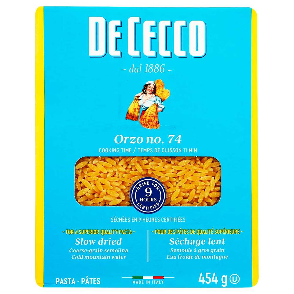 Cecco · Pasta orzo#74 (454 g)