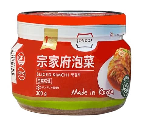 宗家府 泡菜-白菜切塊 300g <300g克 x 1 x 1Bucket桶>