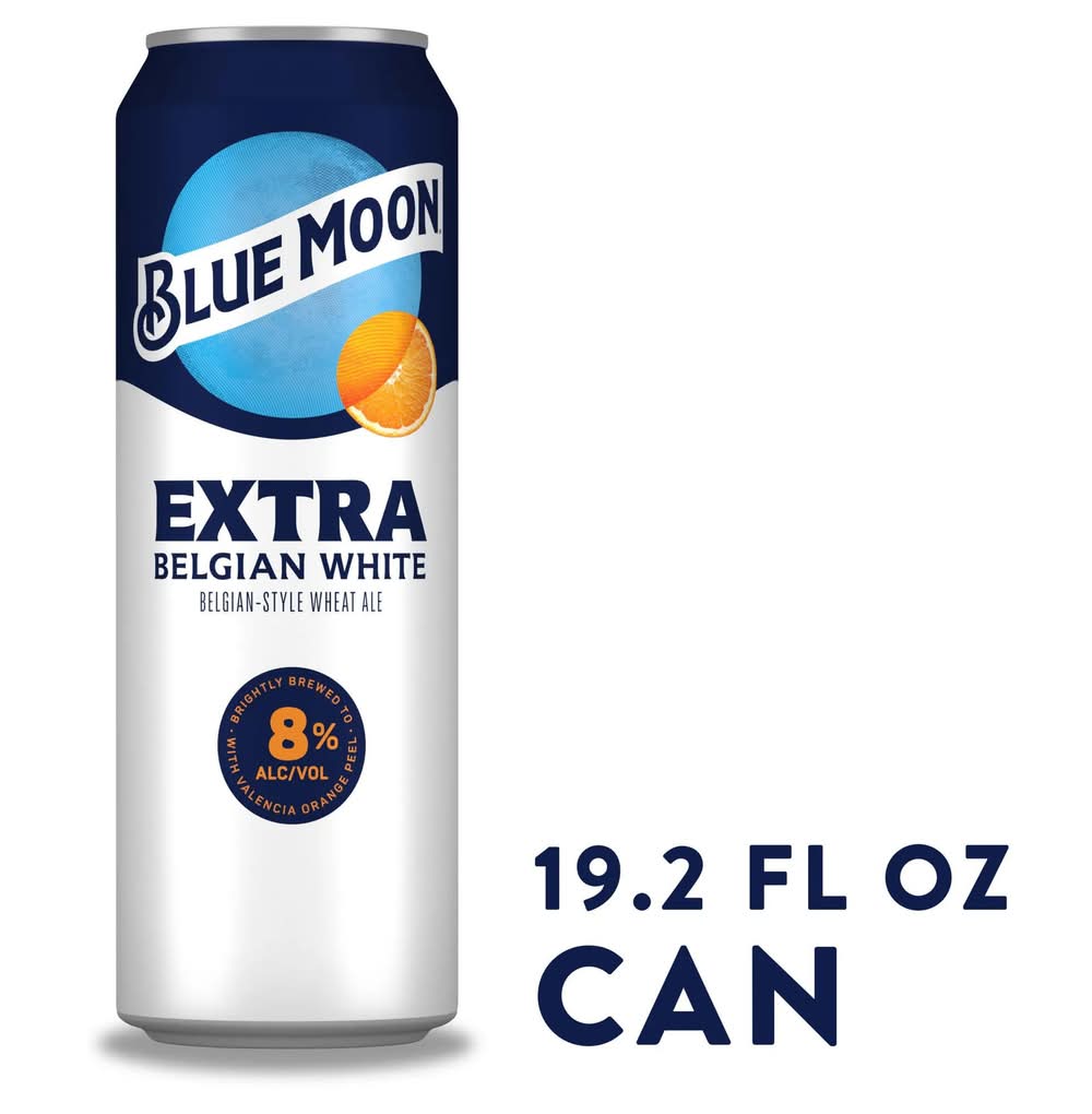 Blue Moon Extra Belgian Style Wheat Ale Beer (19.2 fl oz)