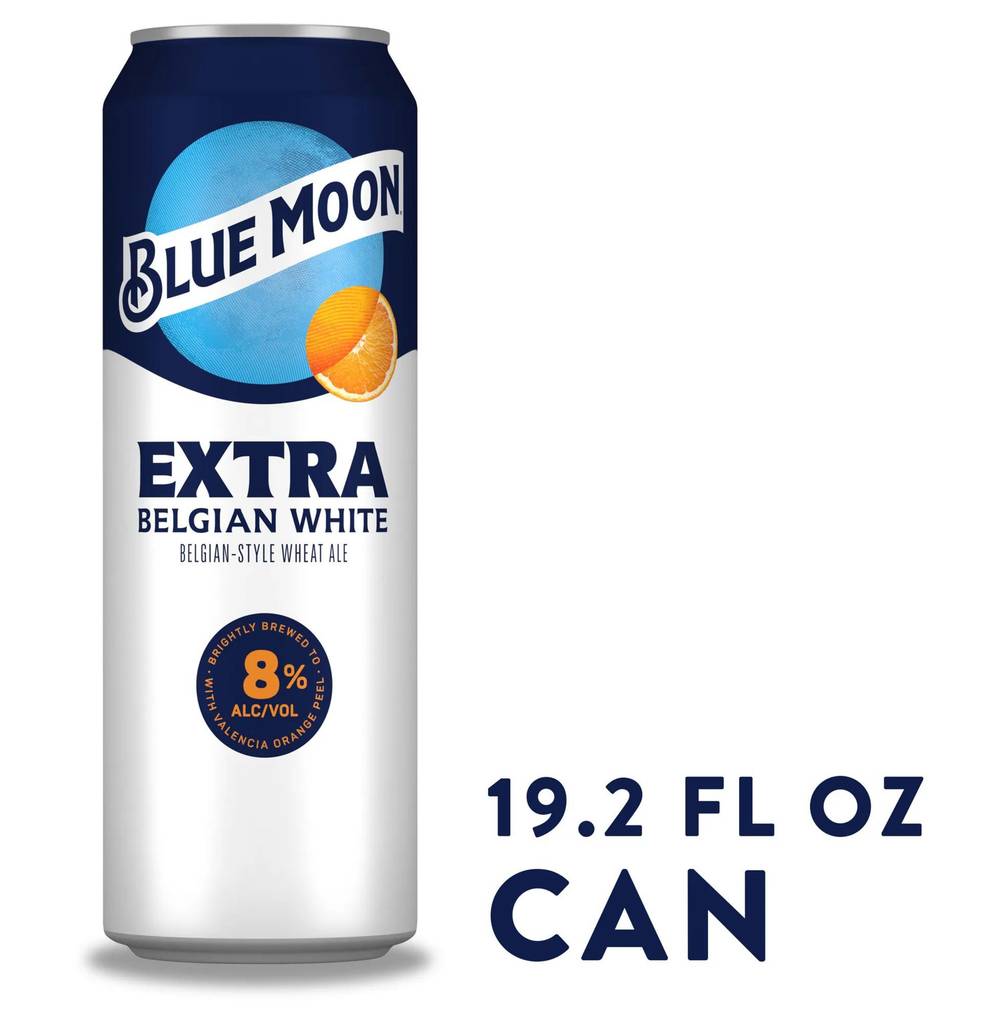 Blue Moon Extra Belgian Style White Wheat Ale (19.2 fl oz)