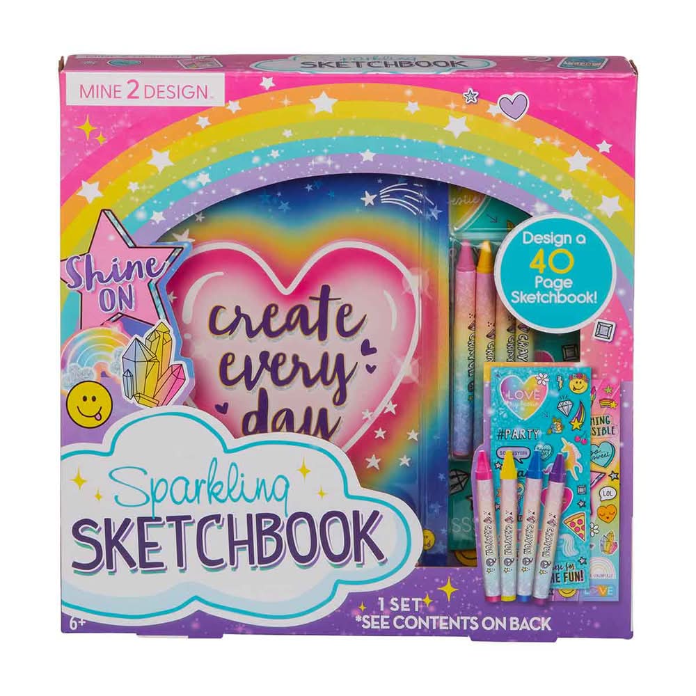 Mine 2 Design Sparkling Sketchbook Set