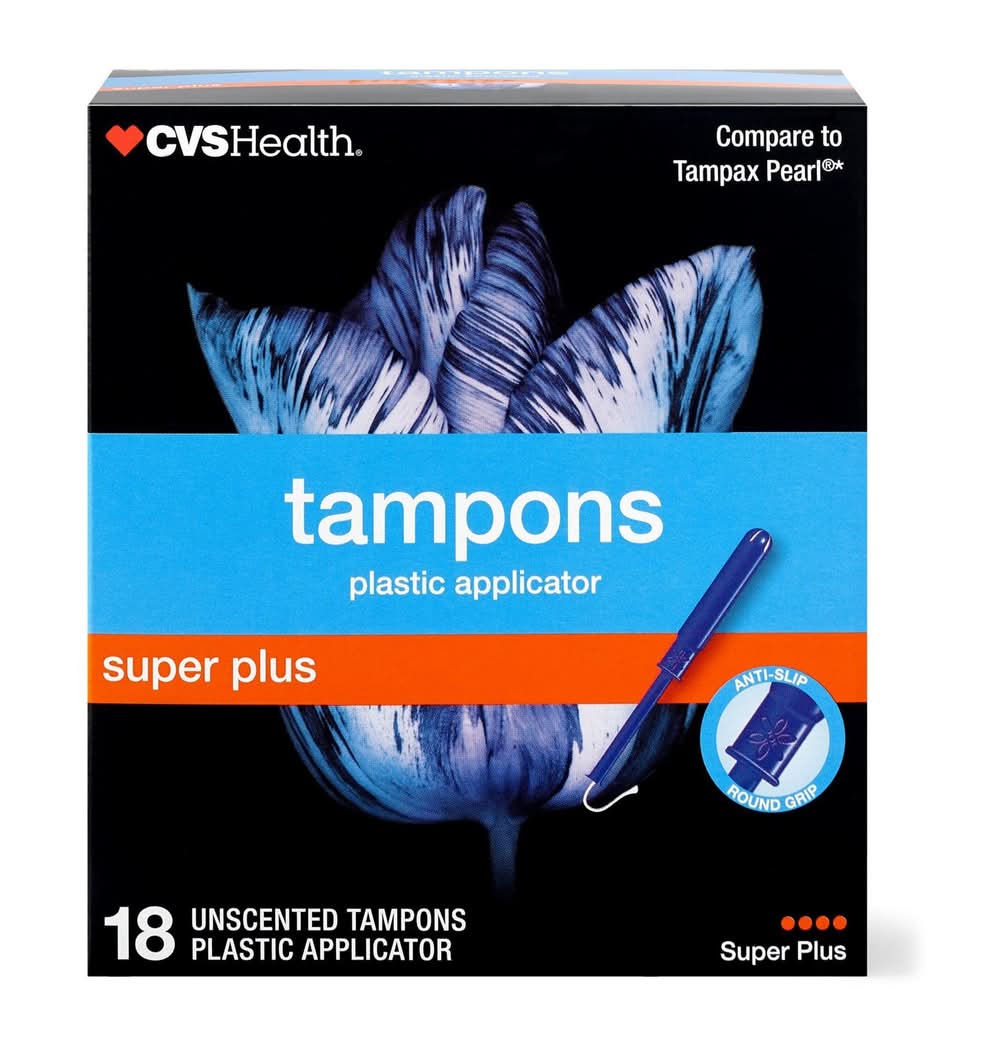 Cvs Tampons, Super Plus, 18 Ct