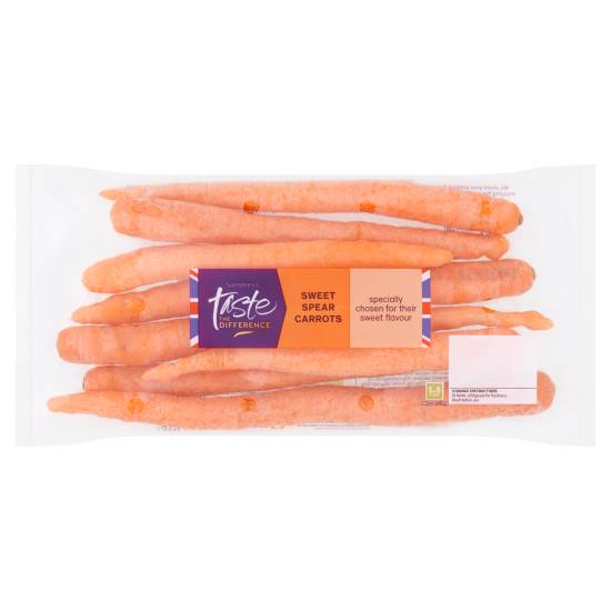 Sainsbury's Sweet Spear, Taste the Difference Carrots